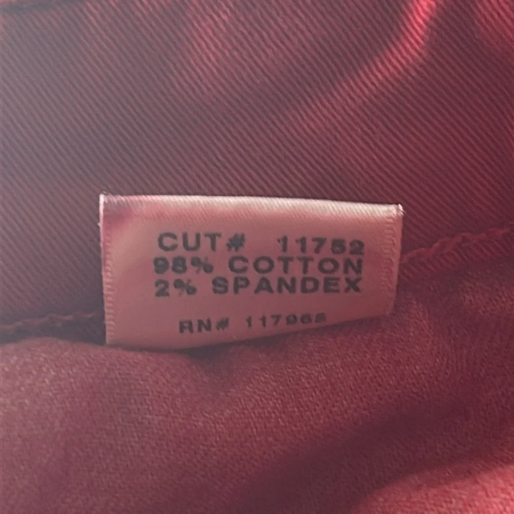 J Brand Great Red skinny corduroy jeans pants size 26 ankle